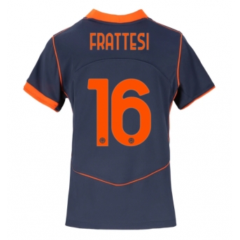 Billige Fotballdrakt Inter Milan Davide Frattesi #16 Replika Tredjedrakt Dame 2025-26 Kortermet